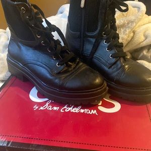 Black Circus Combat boots in good condition